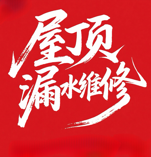 屋顶漏水维修